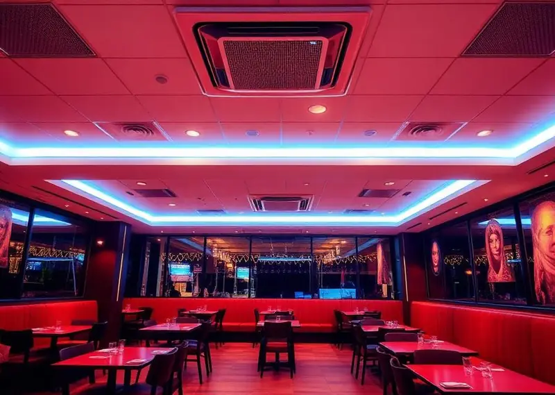Climatização em ambiente restaurantes